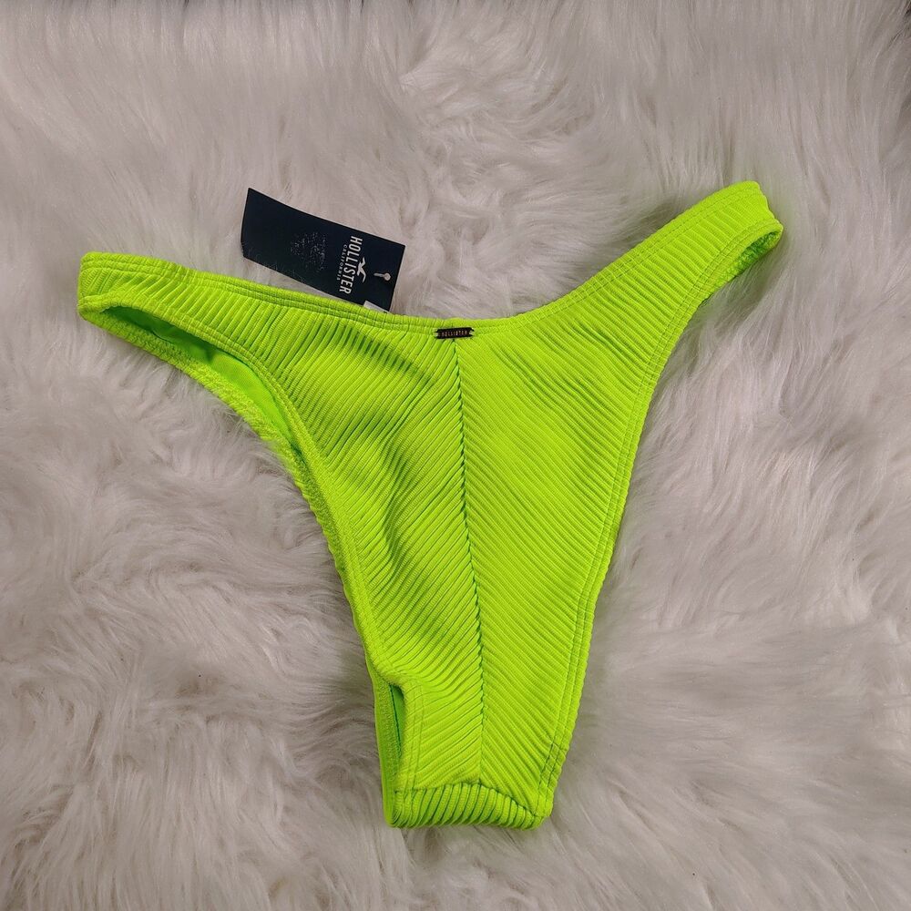 HOLLISTER High Leg Haut Jambe Bathing Suit Bottoms Wmns Size Medium/T348 - Picture 3 of 5